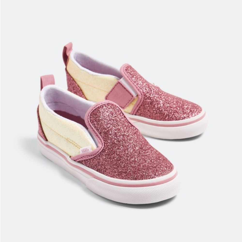 toddler vans 7.0, sparkly pink vans